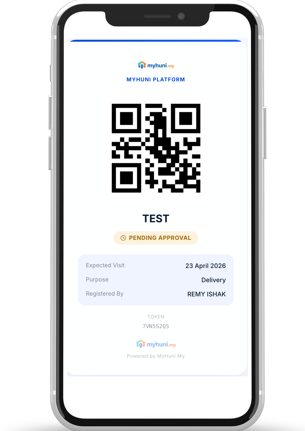Guard app QR scan screen